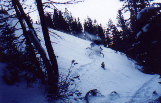 Doug King Bust'n the snow